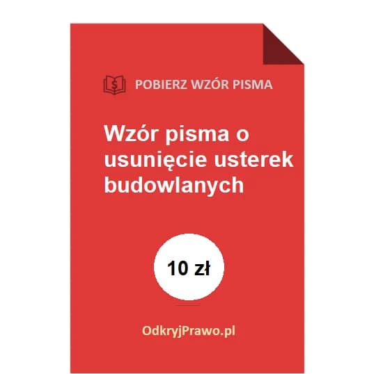 Ile czasu ma deweloper na usunięcie usterki? Poznaj swoje prawa