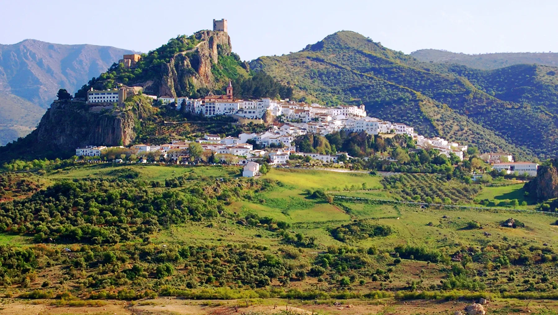 Andaluzja w Hiszpanii widoki na wioski
